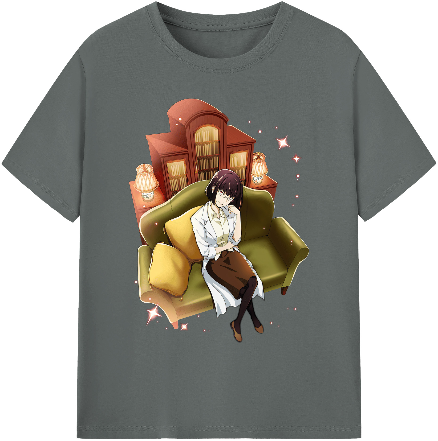 （画像用） 文豪ストレイドッグス Bungo Stray Dogs 綿100％ メンズ半袖Tシャツ｜肌触りやわらか＆通気性